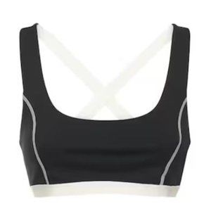 WEWOREWHAT Black Boxer Bra